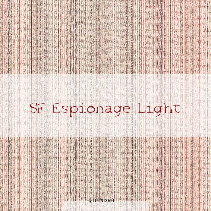 SF Espionage Light example